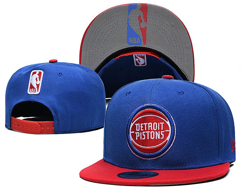 2021 NBA Detroit Pistons Hat GSMY322->nba hats->Sports Caps